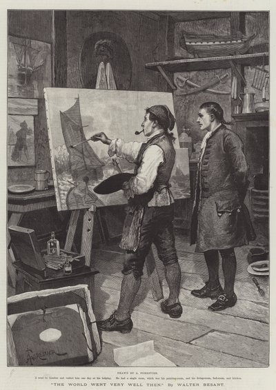 Il mondo andava molto bene allora, di Walter Besant da Amedee Forestier